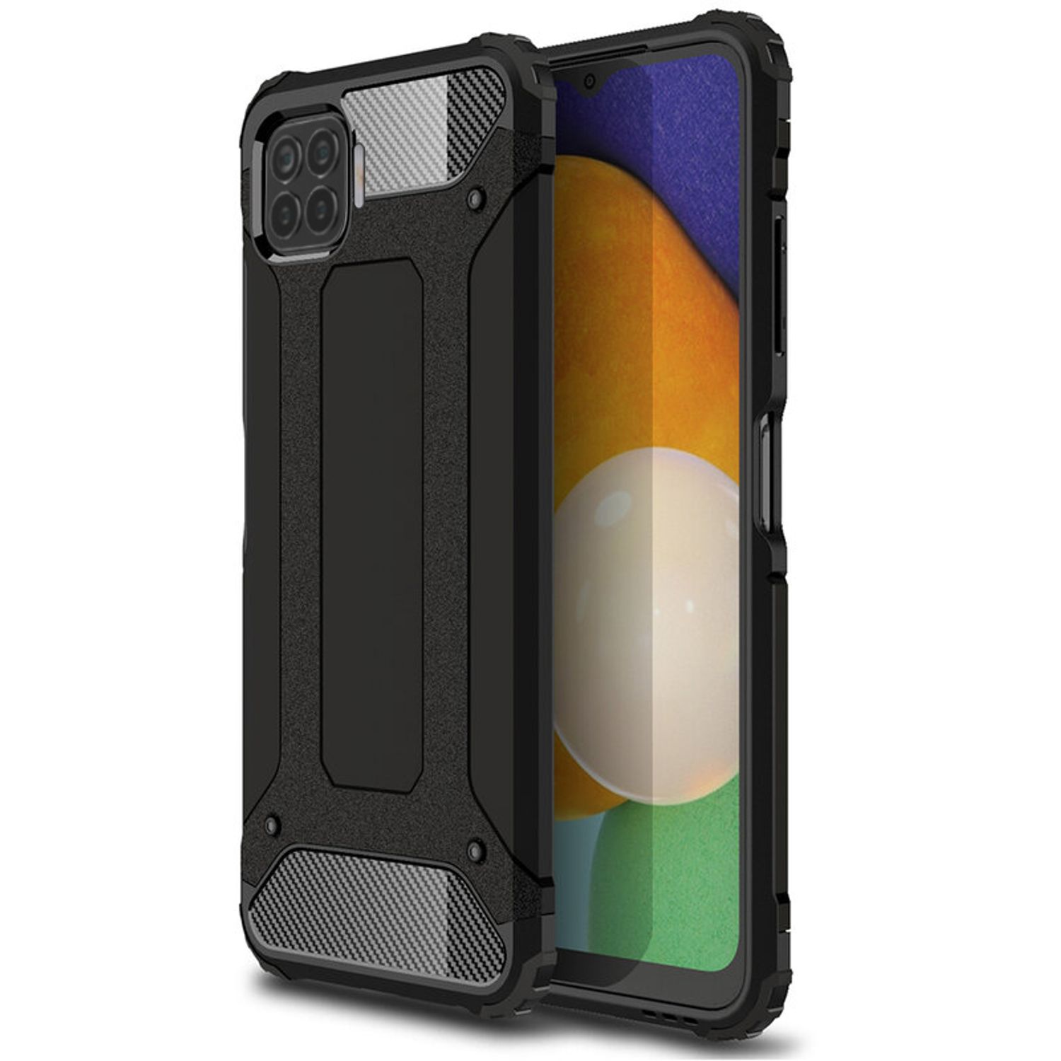 Husa Techsuit - Hybrid Armor - OPPO Reno 5 Lite / A94 / Reno 5F - Black fotografia produsului