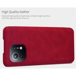 Husa Nillkin - Qin Leather Case - Xiaomi Mi 11 - Red fotografia produsului View 3 S