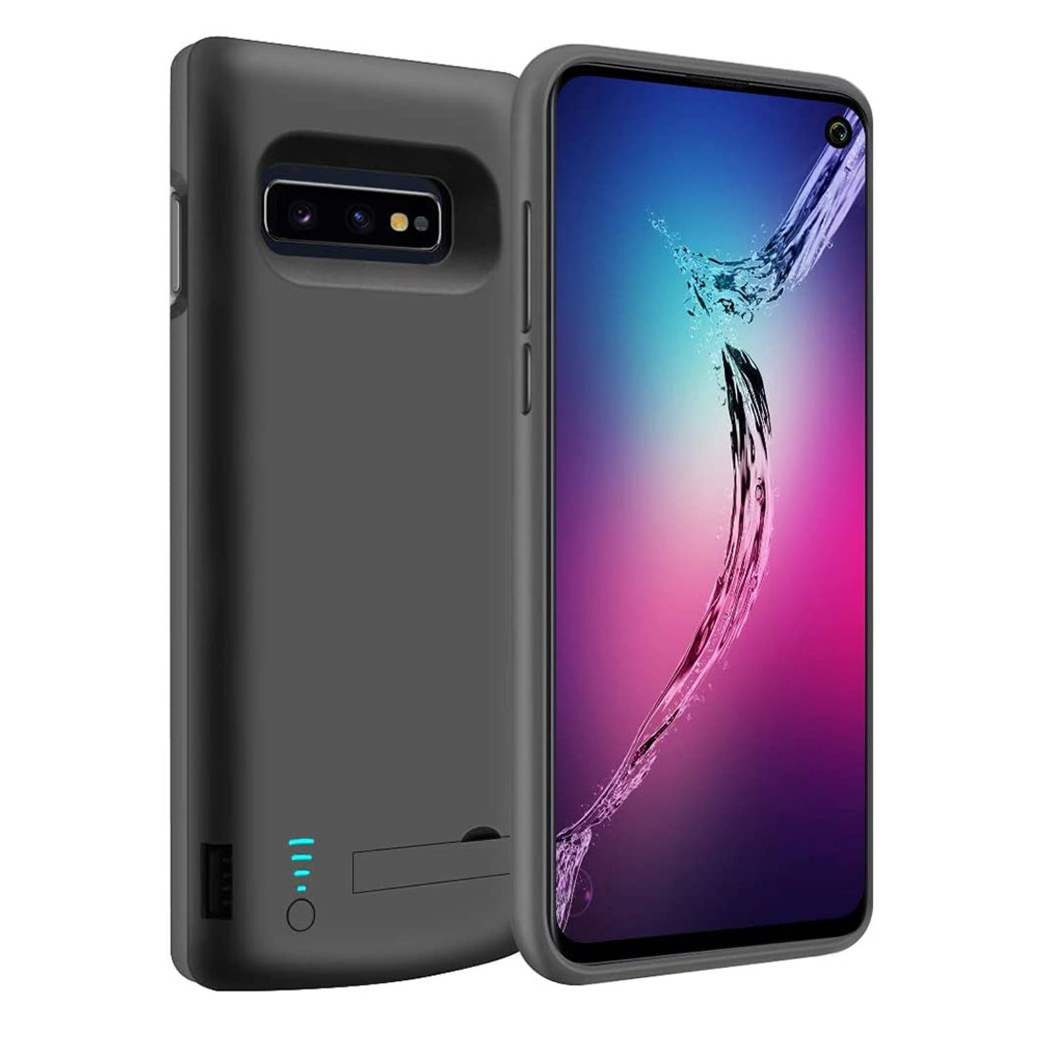 Husa cu acumulator Techsuit - Samsung Galaxy S10e - 5000 mAh - Black fotografia produsului