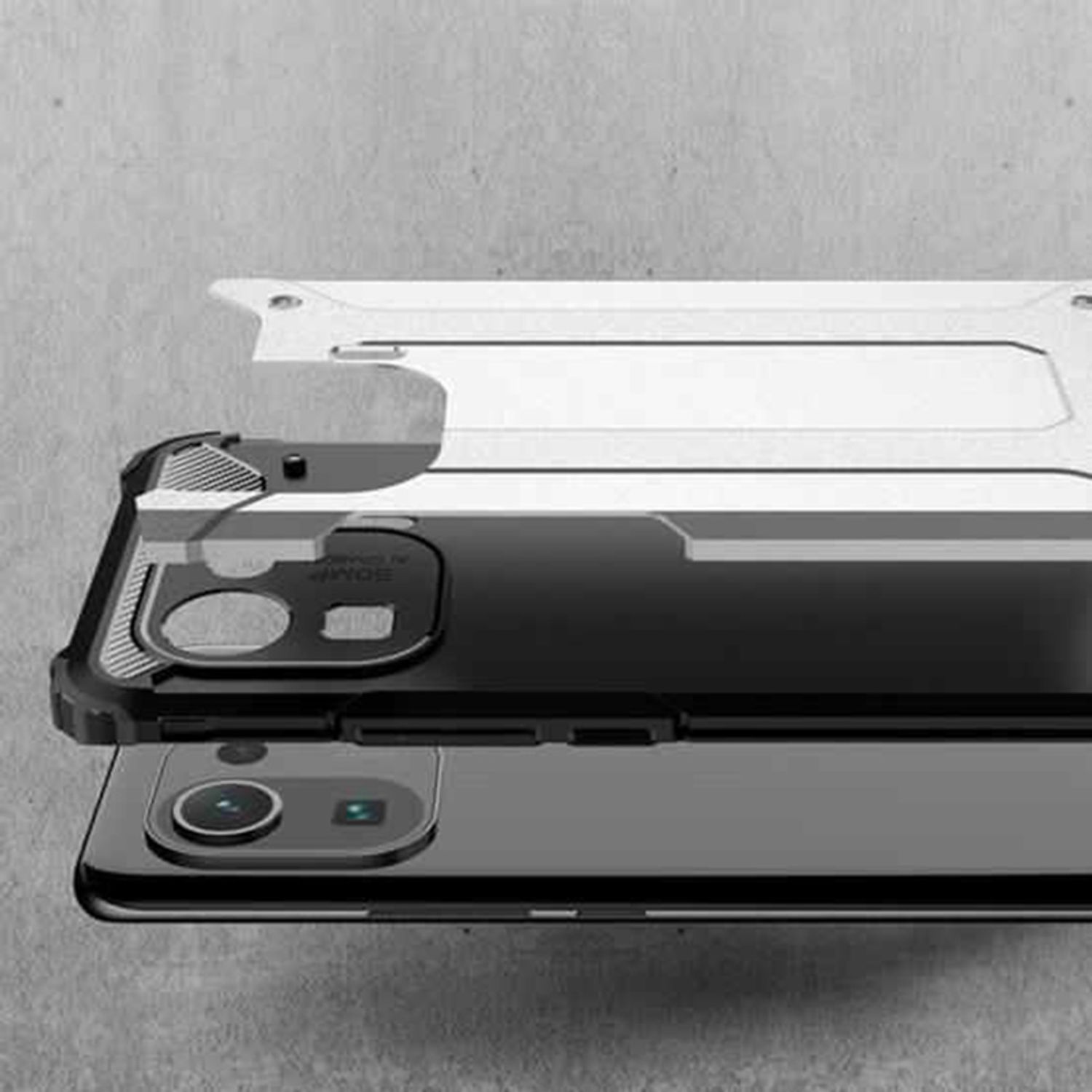 Husa Techsuit - Hybrid Armor - Xiaomi Mi 11 Pro - Black fotografia produsului View 3 L