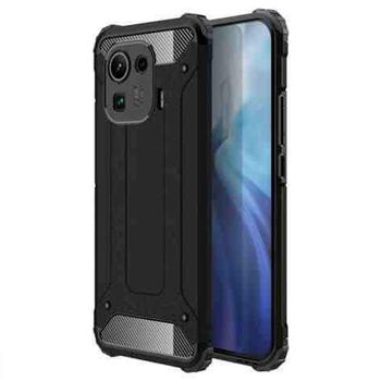 Husa techsuit - hybrid armor - xiaomi mi 11 pro - black