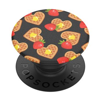 Accesoriu popsockets pentru dispozitive mobile - popgrip - friends and waffles