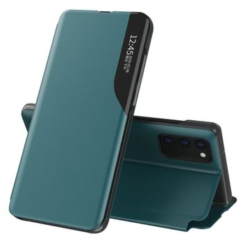 Husa tip carte techsuit - efold series - samsung galaxy s20 - dark green