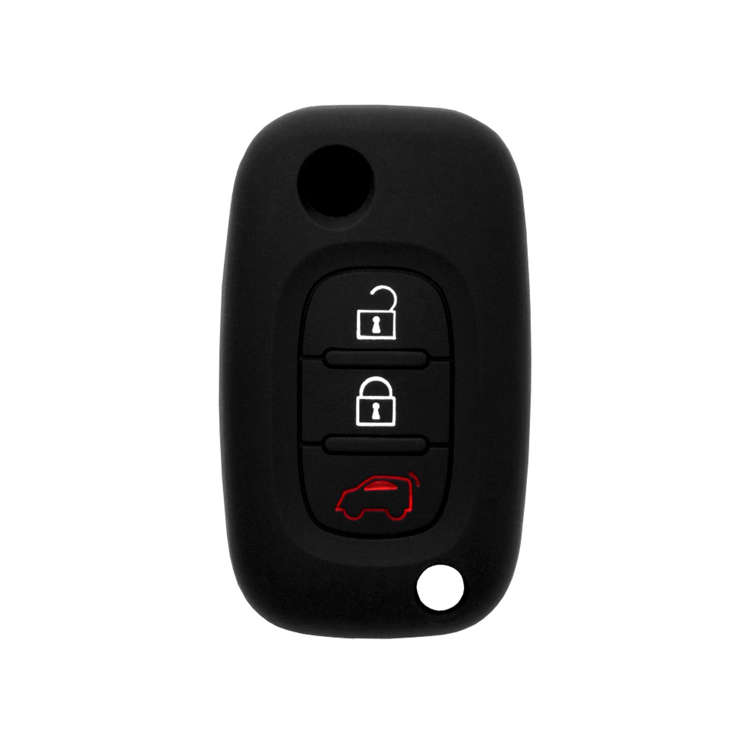 Husa din silicon pentru cheie auto Techsuit - Smart Forfour (2015, 2016, 2017) (1008.05) fotografia produsului