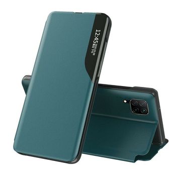 Husa tip carte techsuit - efold series - huawei p40 lite - dark green
