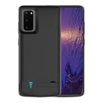 Husa cu acumulator Techsuit - Samsung Galaxy S20 - 5000 mAh - Black fotografia produsului