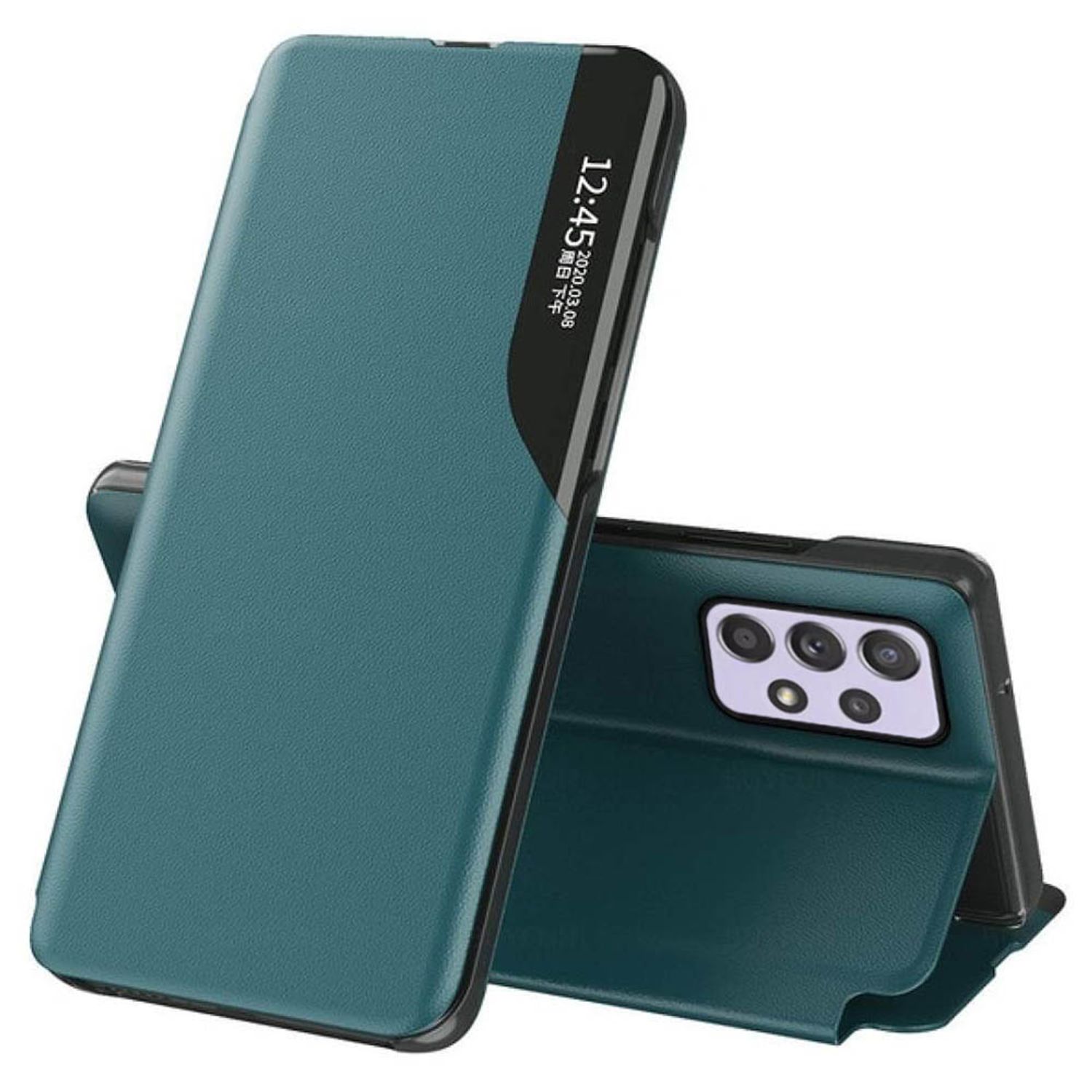 Husa tip carte Techsuit - eFold Series - Samsung Galaxy A52 5G - Dark Green fotografia produsului