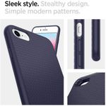 Husa premium Liquid Air compatibila cu iPhone 7 / 8 / SE 2 / SE 2020, Albastru fotografia produsului View 2 S