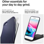 Husa premium Liquid Air compatibila cu iPhone 7 / 8 / SE 2 / SE 2020, Albastru fotografia produsului View 3 S