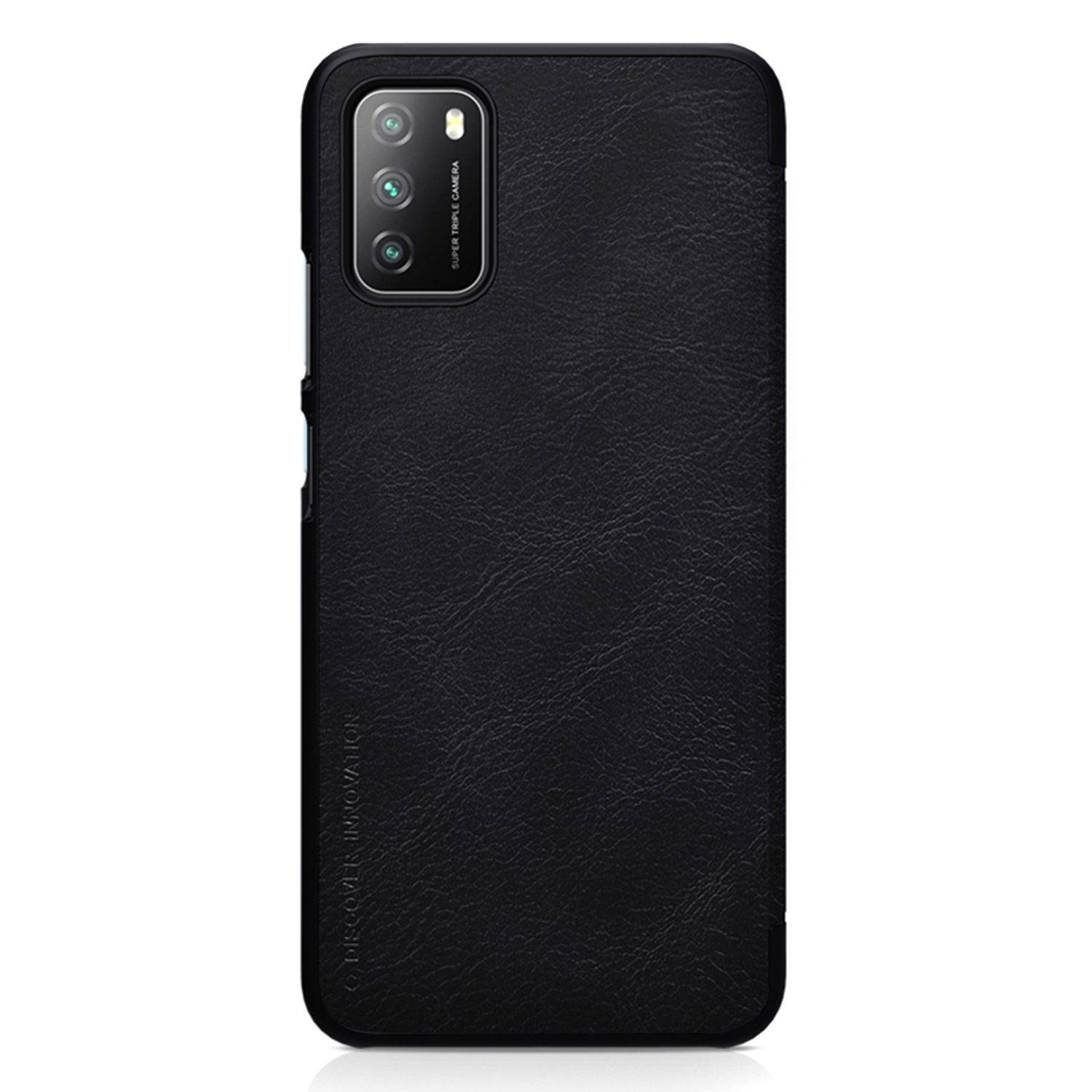 Husa Nillkin - Qin Leather Case - Xiaomi Poco M3 - Black fotografia produsului View 2 L