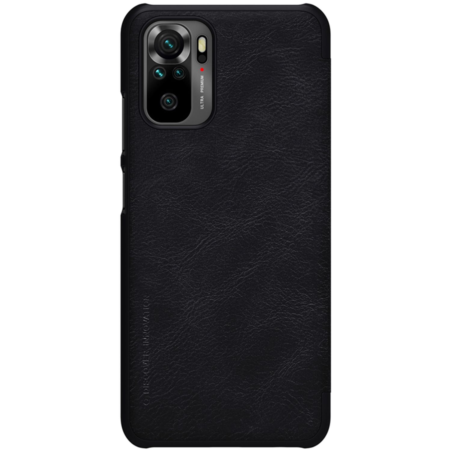 Husa Nillkin - Qin Leather Case - Xiaomi Redmi Note 10 / 10S - Black fotografia produsului