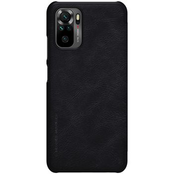 Husa nillkin - qin leather case - xiaomi redmi note 10 / 10s - black