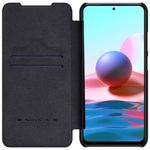 Husa Nillkin - Qin Leather Case - Xiaomi Redmi Note 10 / 10S - Black fotografia produsului View 2 S