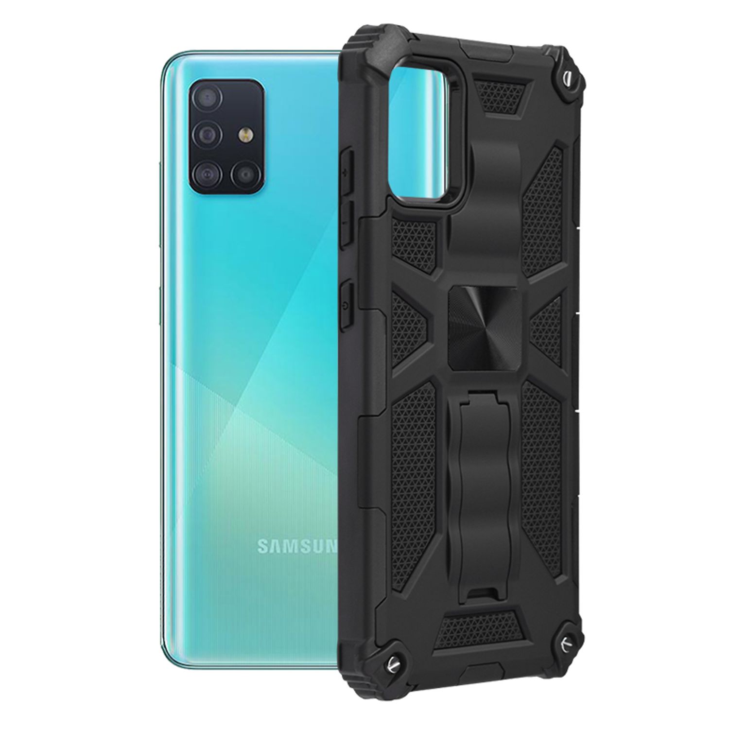 Husa antisoc Techsuit - Blazor Series - Samsung Galaxy A51 - Black fotografia produsului