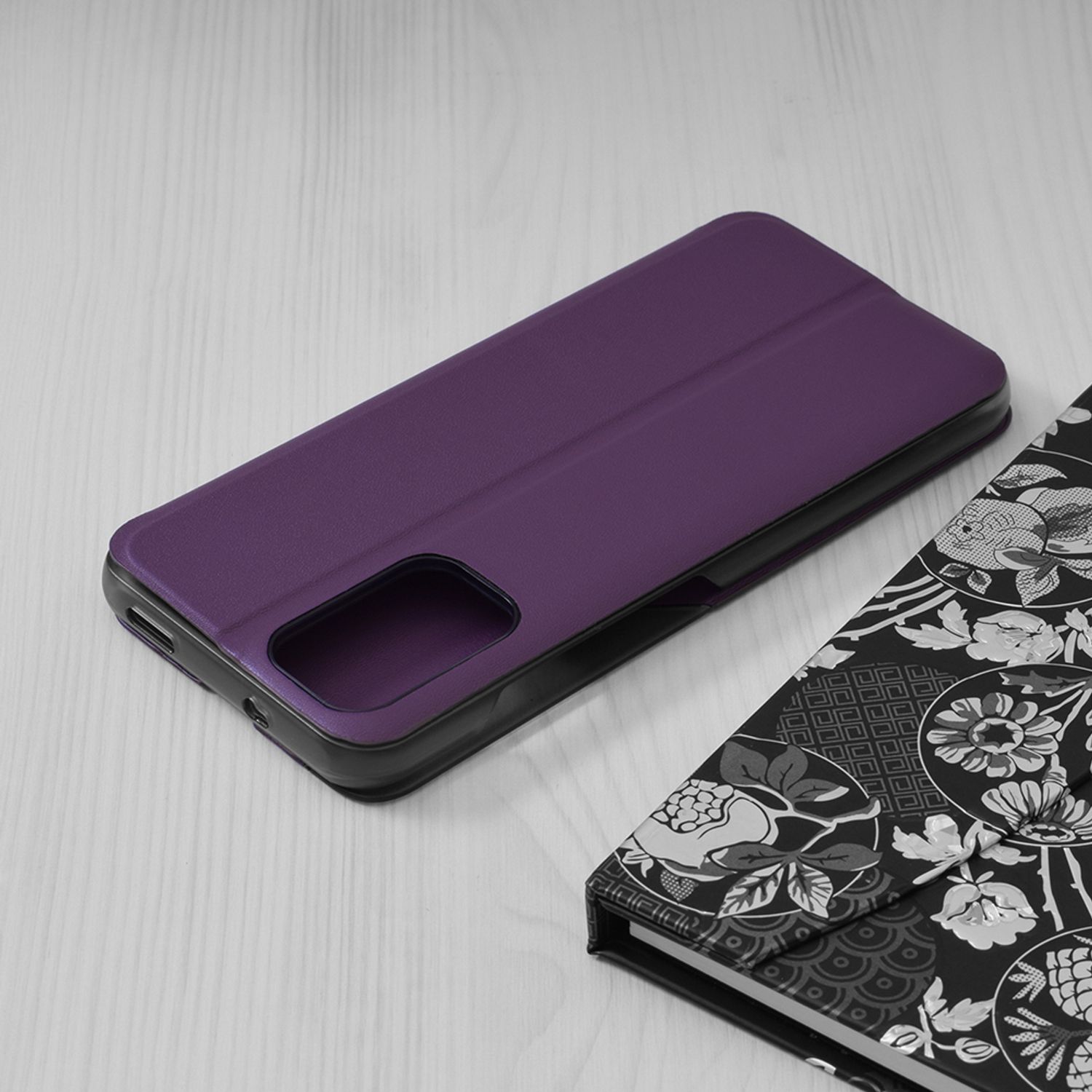 Husa tip carte Techsuit - eFold Series - Xiaomi Redmi Note 10 / 10S - Purple fotografia produsului View 2 L