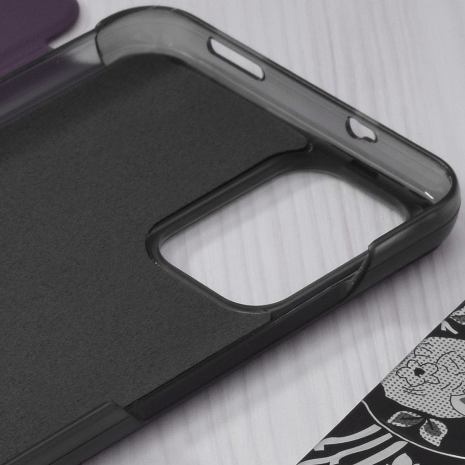 Husa tip carte Techsuit - eFold Series - Xiaomi Redmi Note 10 / 10S - Purple fotografia produsului View 3 L