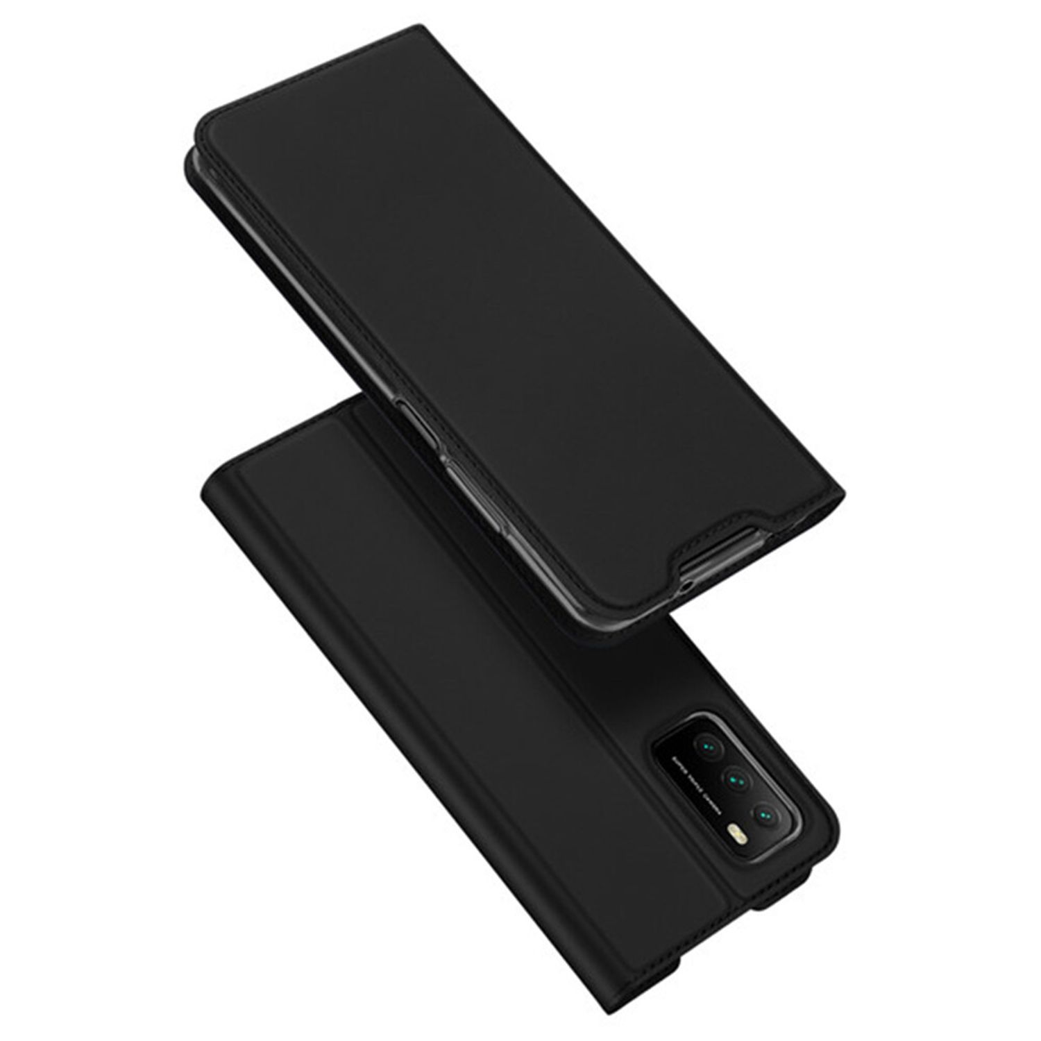 Husa tip carte Dux Ducis - Skin Pro - Xiaomi Poco M3 - Black fotografia produsului