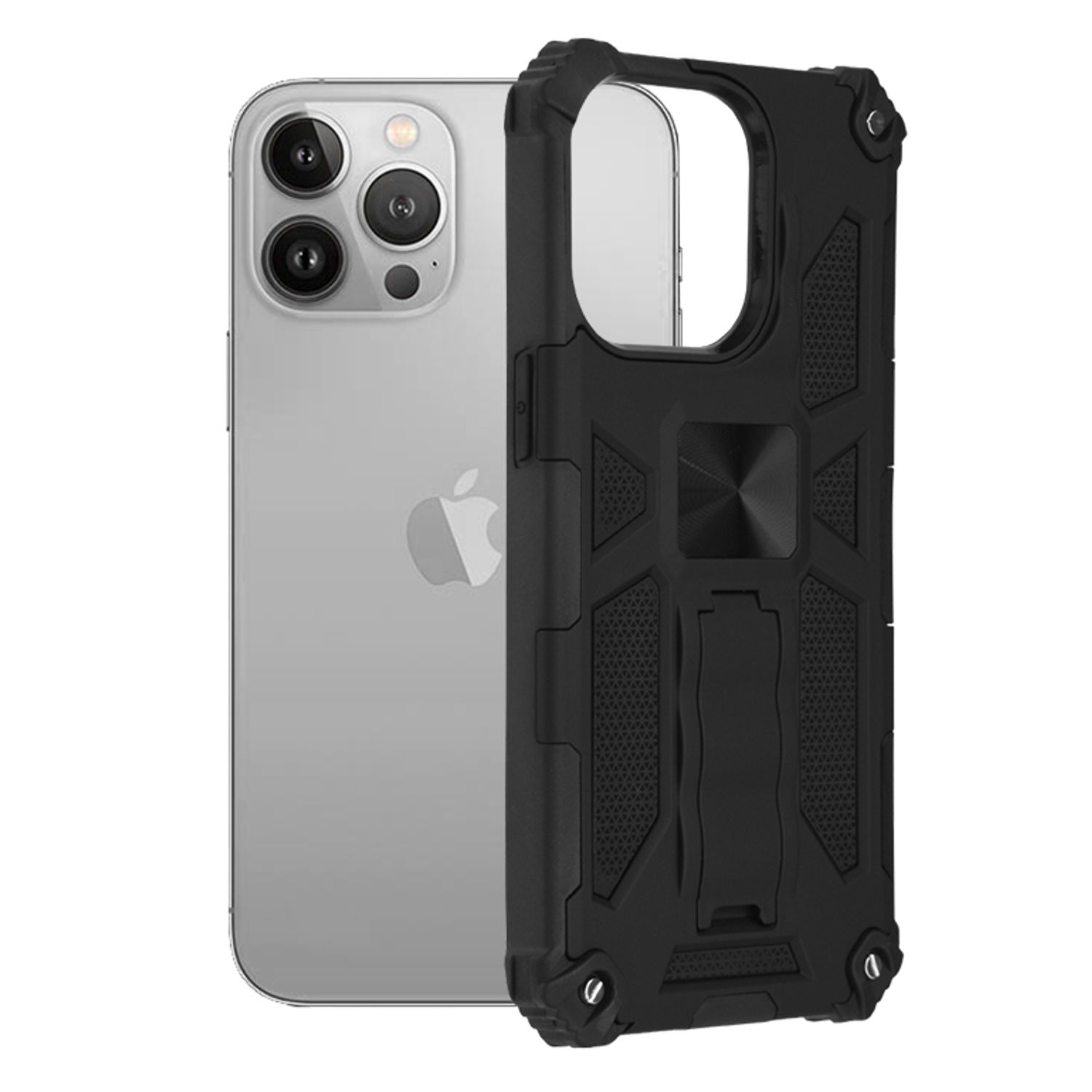 Husa antisoc Techsuit - Blazor Series - iPhone 13 Pro - Black fotografia produsului