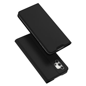 Husa tip carte dux ducis - skin pro - samsung galaxy a32 5g - black
