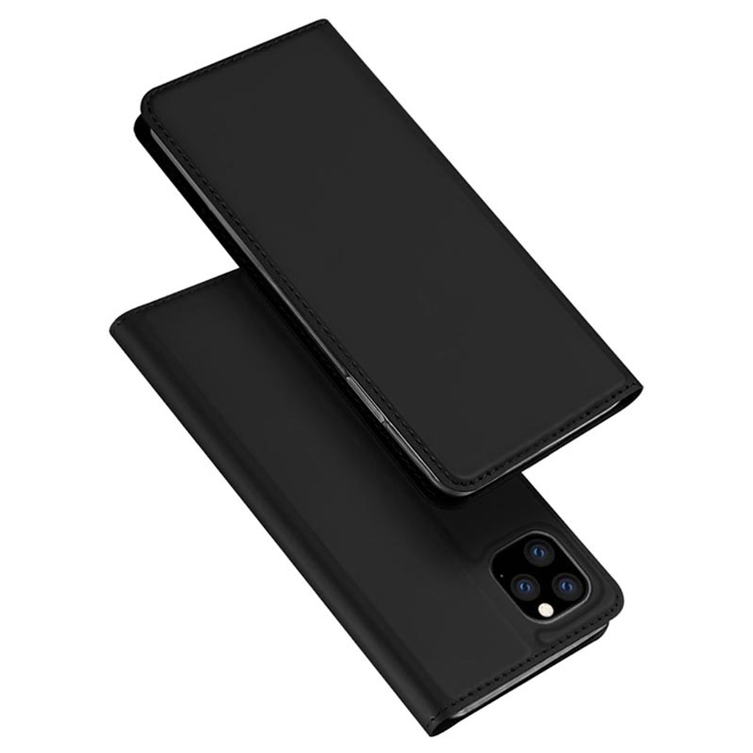Husa tip carte Dux Ducis - Skin Pro - iPhone 11 Pro Max - Black fotografia produsului