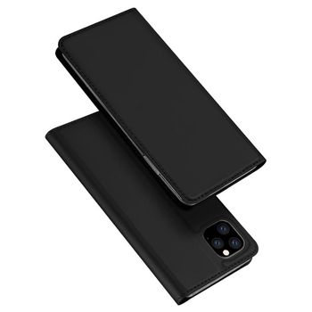 Husa tip carte dux ducis - skin pro - iphone 11 pro max - black
