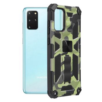 Husa antisoc techsuit - blazor series - samsung galaxy s20 plus - camo lime