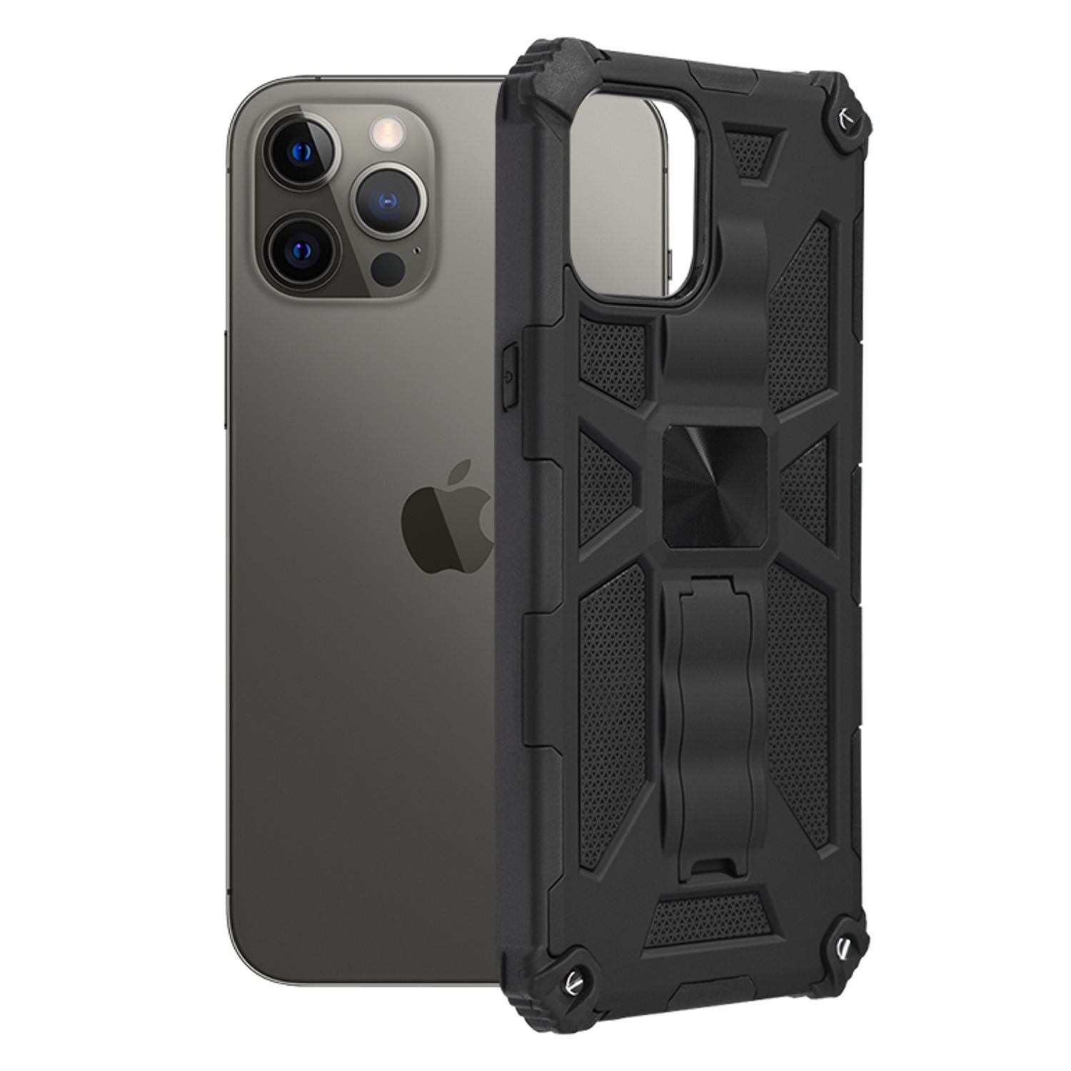 Husa antisoc Techsuit - Blazor Series - iPhone 12 Pro Max - Black fotografia produsului