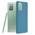 Husa premium Techsuit - Soft Edge Silicone - Samsung Galaxy Note 20 - Denim Blue fotografia produsului