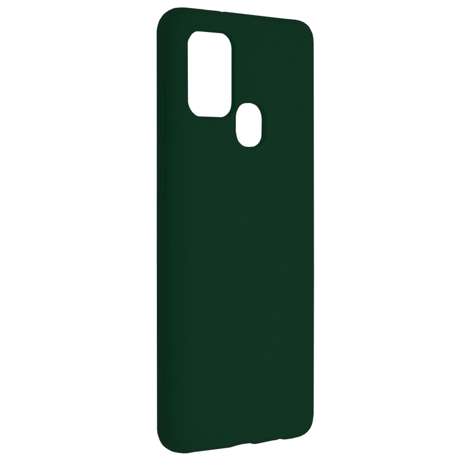 Husa premium Techsuit - Soft Edge Silicone - Samsung Galaxy A21S - Dark Green fotografia produsului View 2 L