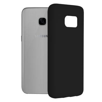 Husa premium techsuit - soft edge silicone - samsung galaxy s7 - black