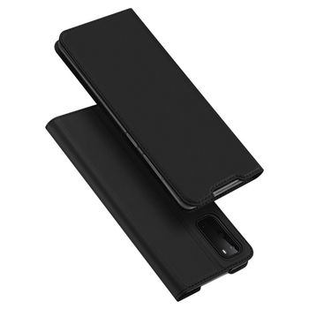 Husa tip carte dux ducis - skin pro - samsung galaxy s20 - black