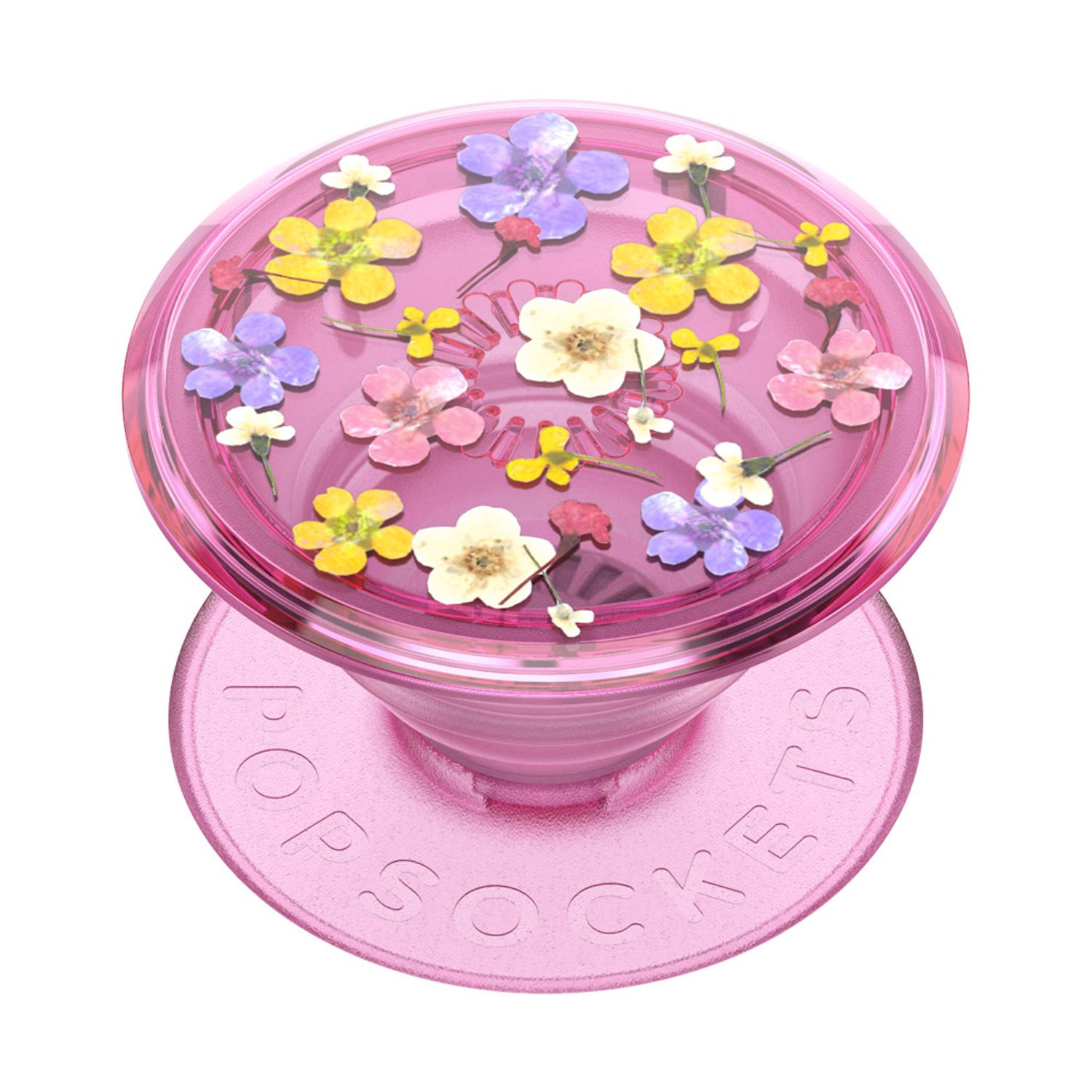 Accesoriu Popsockets pentru dispozitive mobile - PopGrip - Translucent Ditsy Floral fotografia produsului