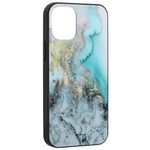 Husa cu spate din sticla Techsuit - Glaze Series - iPhone 12 Mini - Blue Ocean fotografia produsului View 2 S