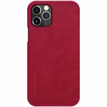 Husa Nillkin - Qin Leather Case - iPhone 12 Pro Max - Red fotografia produsului