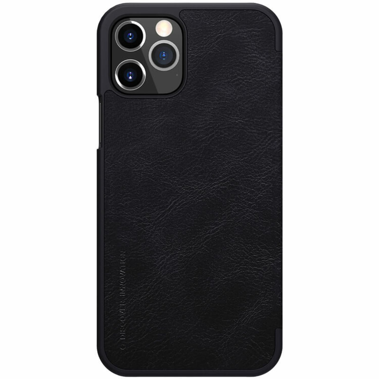 Husa Nillkin - Qin Leather Case - iPhone 12 Pro Max - Black fotografia produsului View 2 L