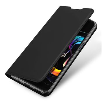 Husa tip carte dux ducis - skin pro - motorola moto edge 20 lite - black