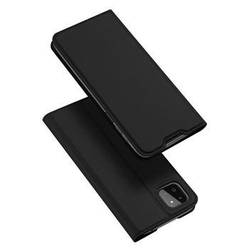 Husa tip carte dux ducis - skin pro - samsung galaxy a22 5g - black