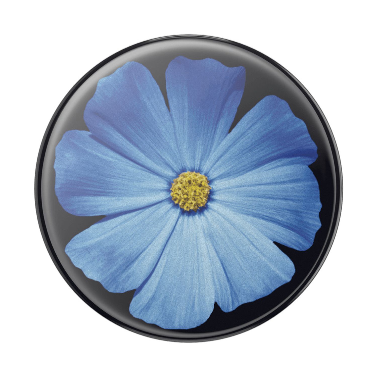 Accesoriu Popsockets pentru dispozitive mobile - PopGrip - Blooming Blue (Gloss) fotografia produsului View 3 L