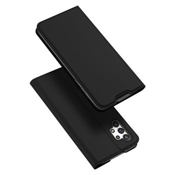Husa tip carte dux ducis - skin pro - samsung galaxy a32 4g - black