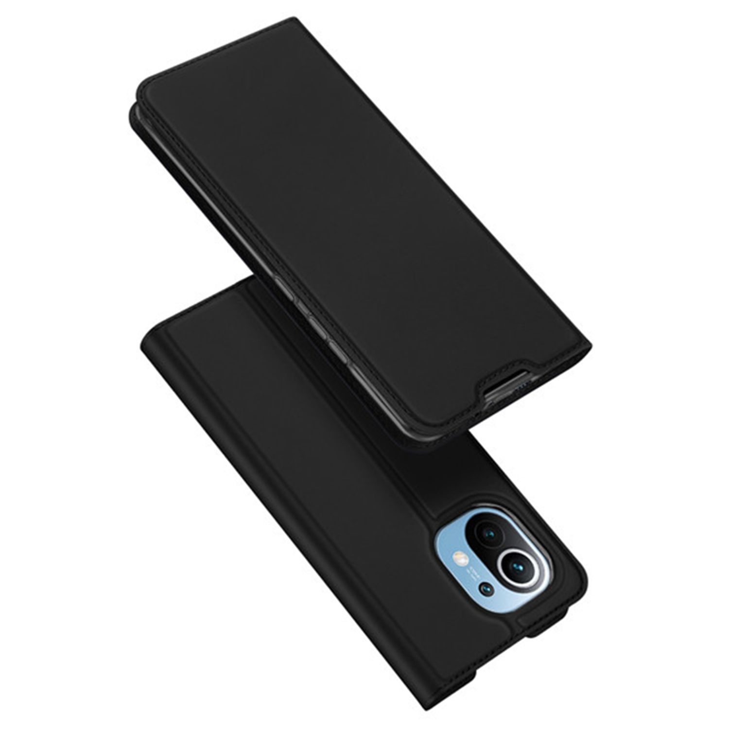 Husa tip carte Dux Ducis - Skin Pro - Xiaomi Mi 11 - Black fotografia produsului