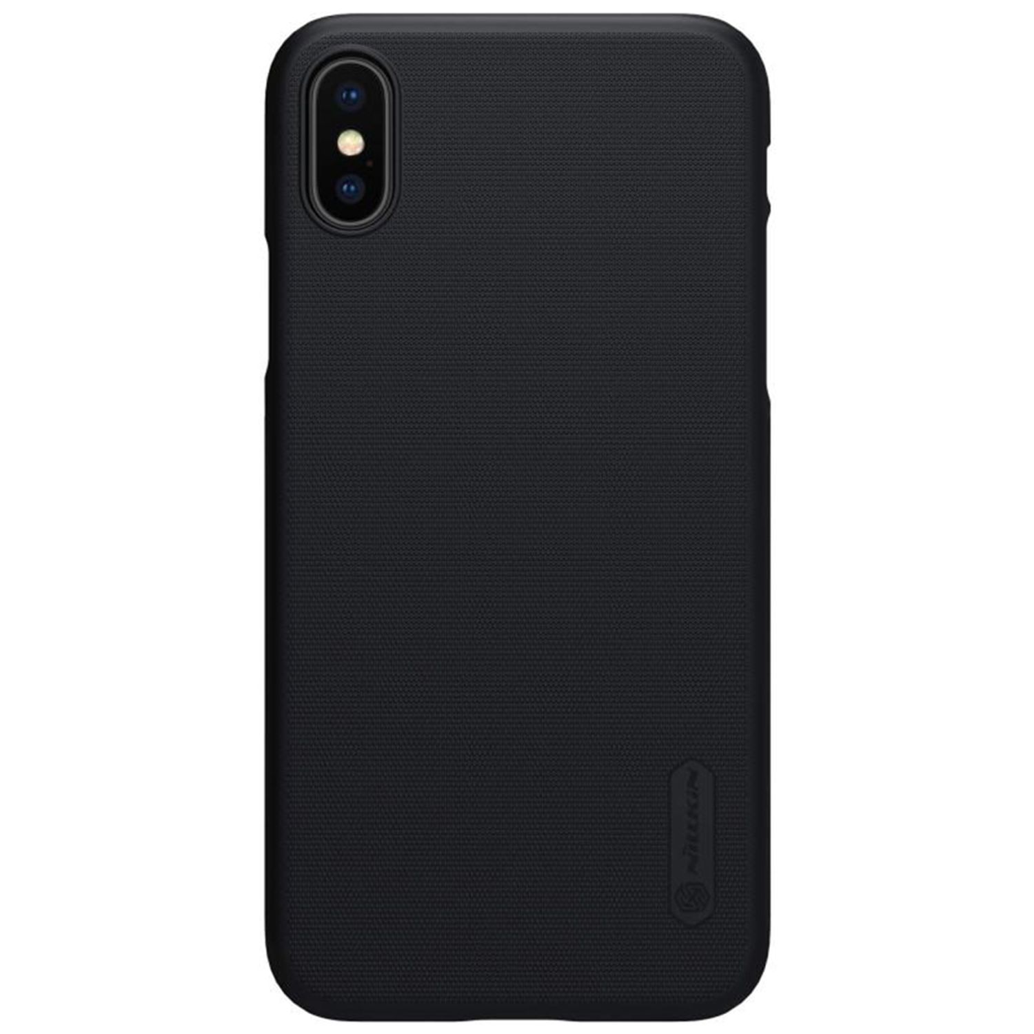 Husa Nillkin - Super Frosted Shield - iPhone X / XS - Black fotografia produsului