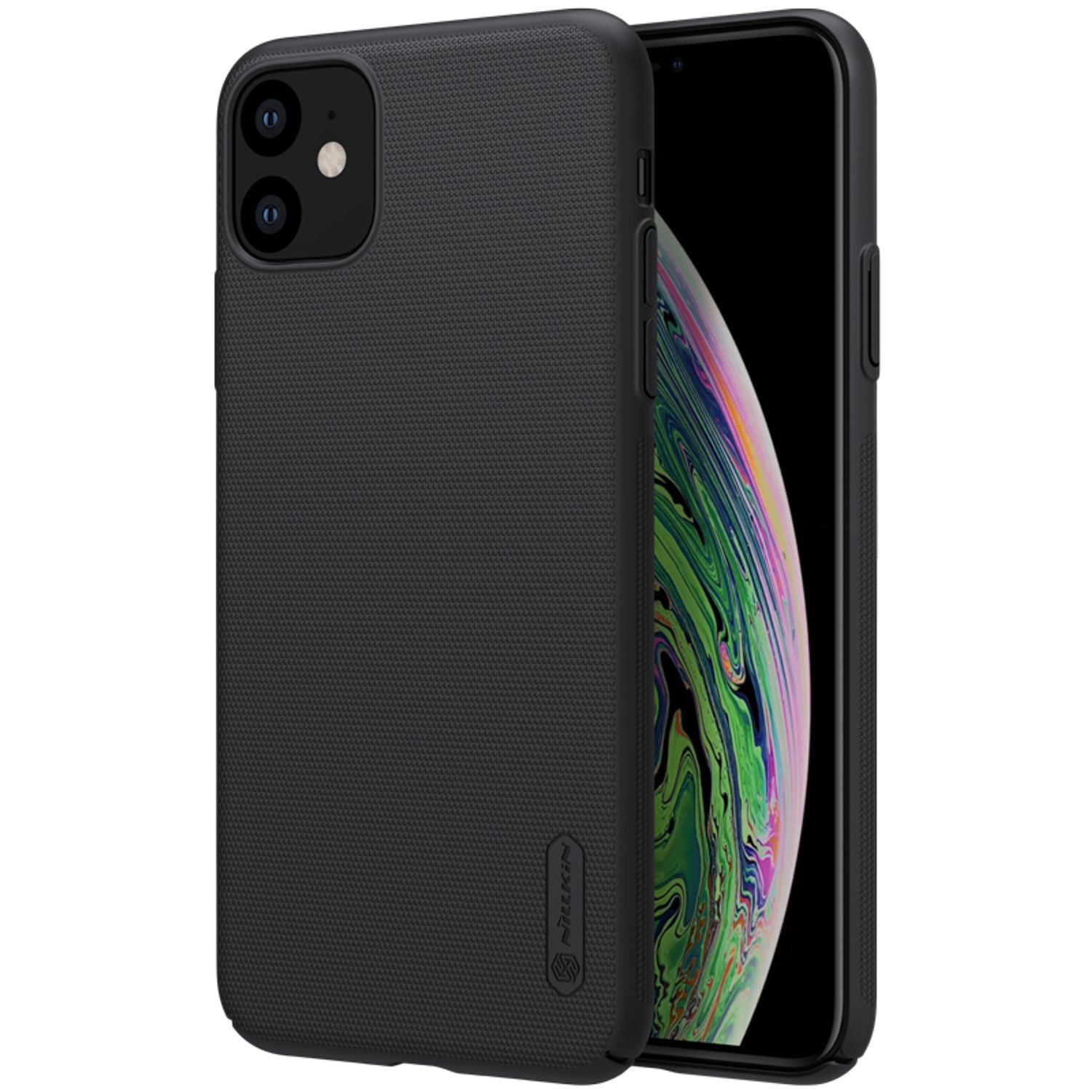 Husa Nillkin - Super Frosted Shield - iPhone 11 - Black fotografia produsului