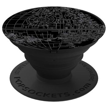 Accesoriu popsockets pentru dispozitive mobile - popgrip - death star alum