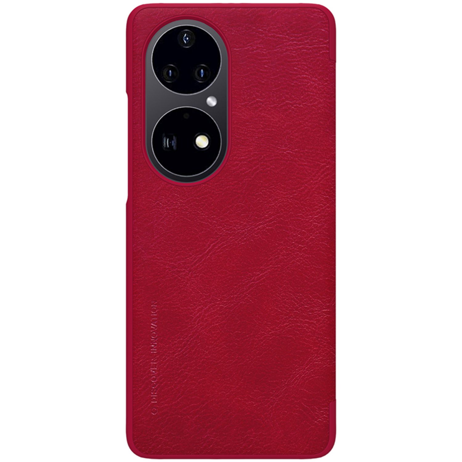 Husa Nillkin - Qin Leather Case - Huawei P50 Pro - Red fotografia produsului