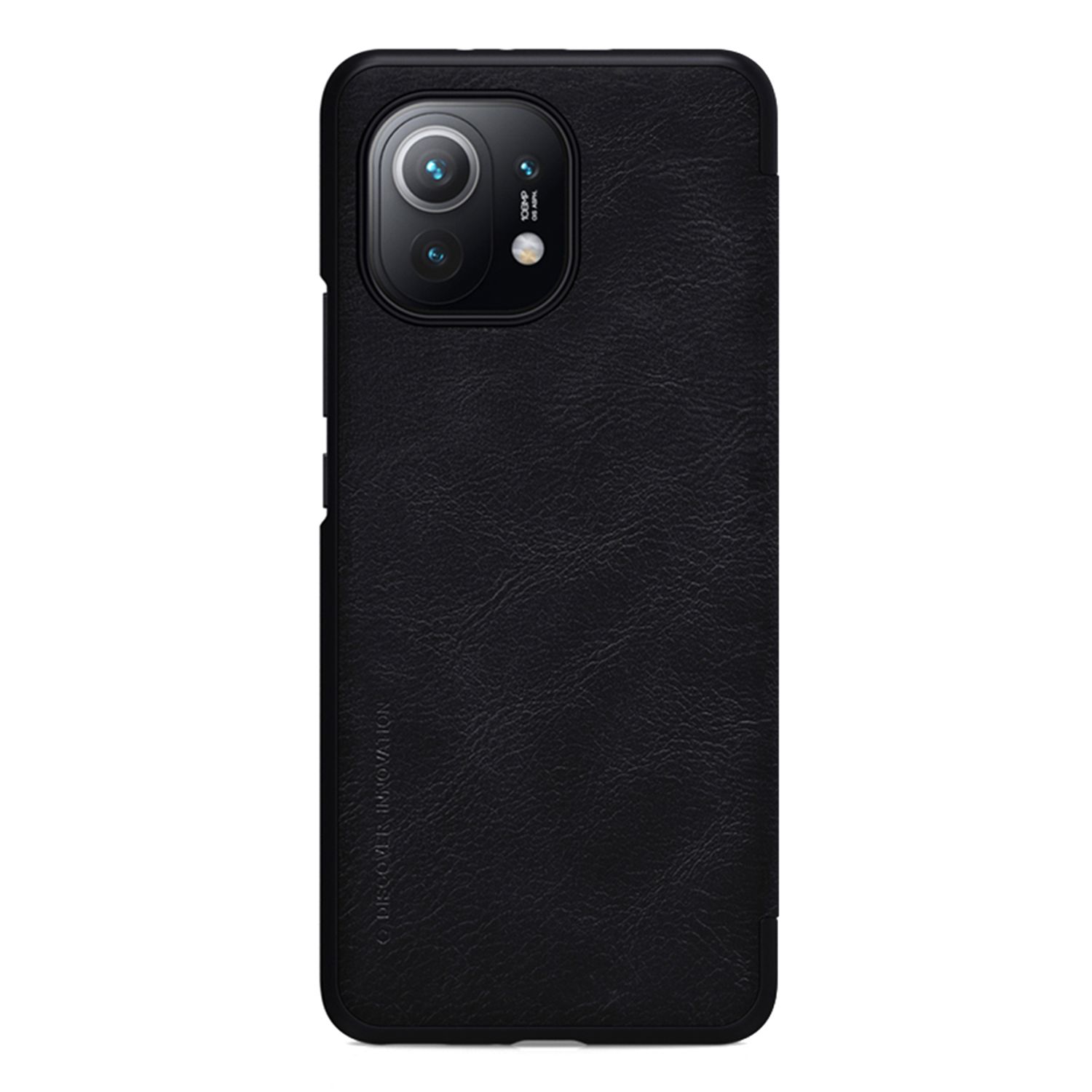 Husa Nillkin - Qin Leather Case - Xiaomi Mi 11 - Black fotografia produsului