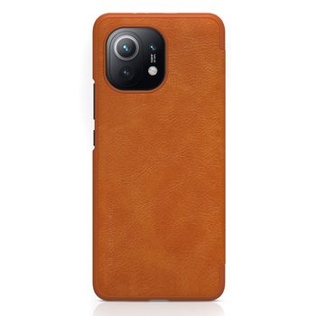 Husa nillkin - qin leather case - xiaomi mi 11 - brown
