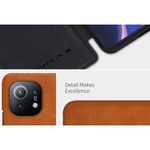 Husa Nillkin - Qin Leather Case - Xiaomi Mi 11 - Brown fotografia produsului View 3 S