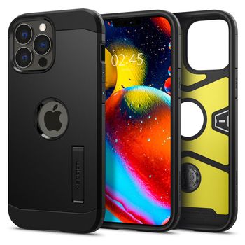 Husa premium tough armor compatibila cu iphone 13 pro max, negru