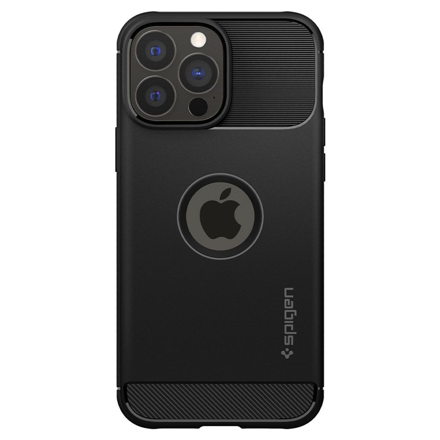 Husa premium Rugged Armor compatibila cu iPhone 13 Pro, Negru fotografia produsului View 2 L