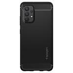 Husa premium Rugged Armor compatibila cu Samsung Galaxy A72 5G, Negru fotografia produsului View 3 S